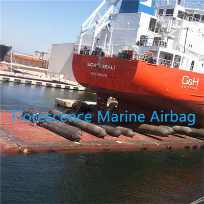 Marine Rubber Airbags de flutuação 008mpa para a aterrissagem de lançamento do navio