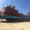 Navio do uso da embarcação que lança Marine Rubber Airbag de borracha natural