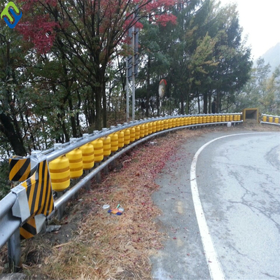 Barreira do rolo do plutônio e do PVC de EVA Buckets Rolling Guardrail da segurança de tráfego para a estrada