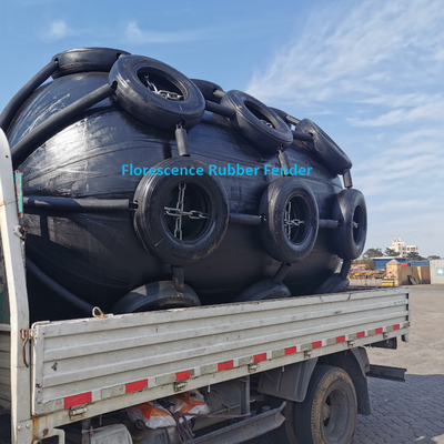 Barco que ancora o para-choque de borracha pneumático da doca do navio do STS STD Yokohama